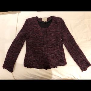 Burgundy IRO knit jacket